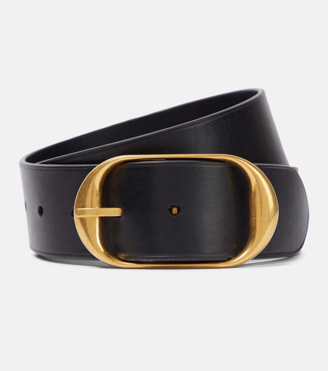 Nili Lotan - Nili belt in Black w/brass buckle