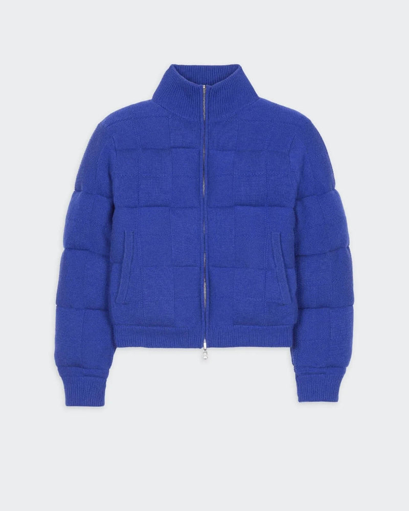 Guest In Residence - Quilted Puffer Jacket in Cobalt