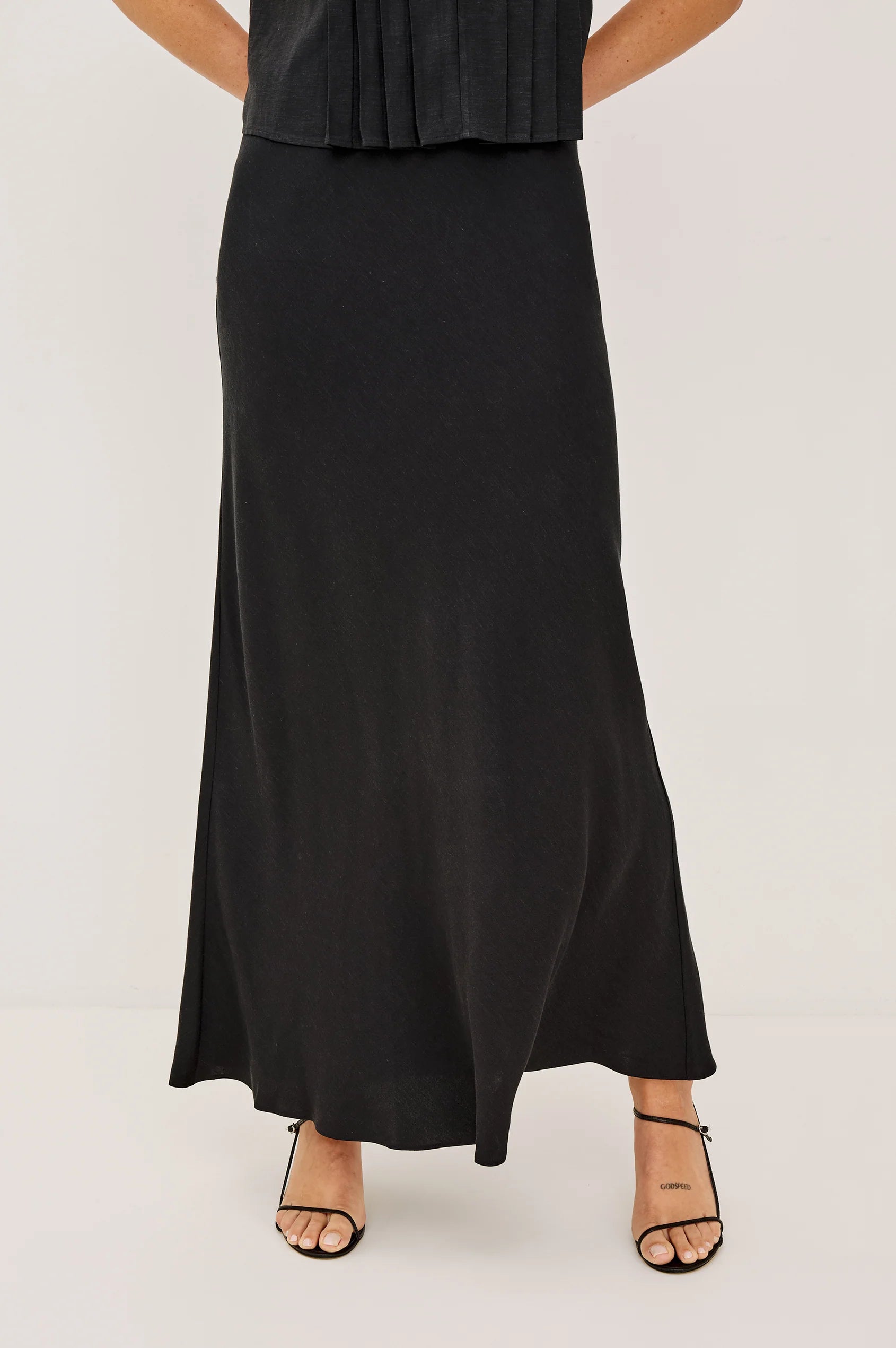 Rails - Romina Skirt in Black linen