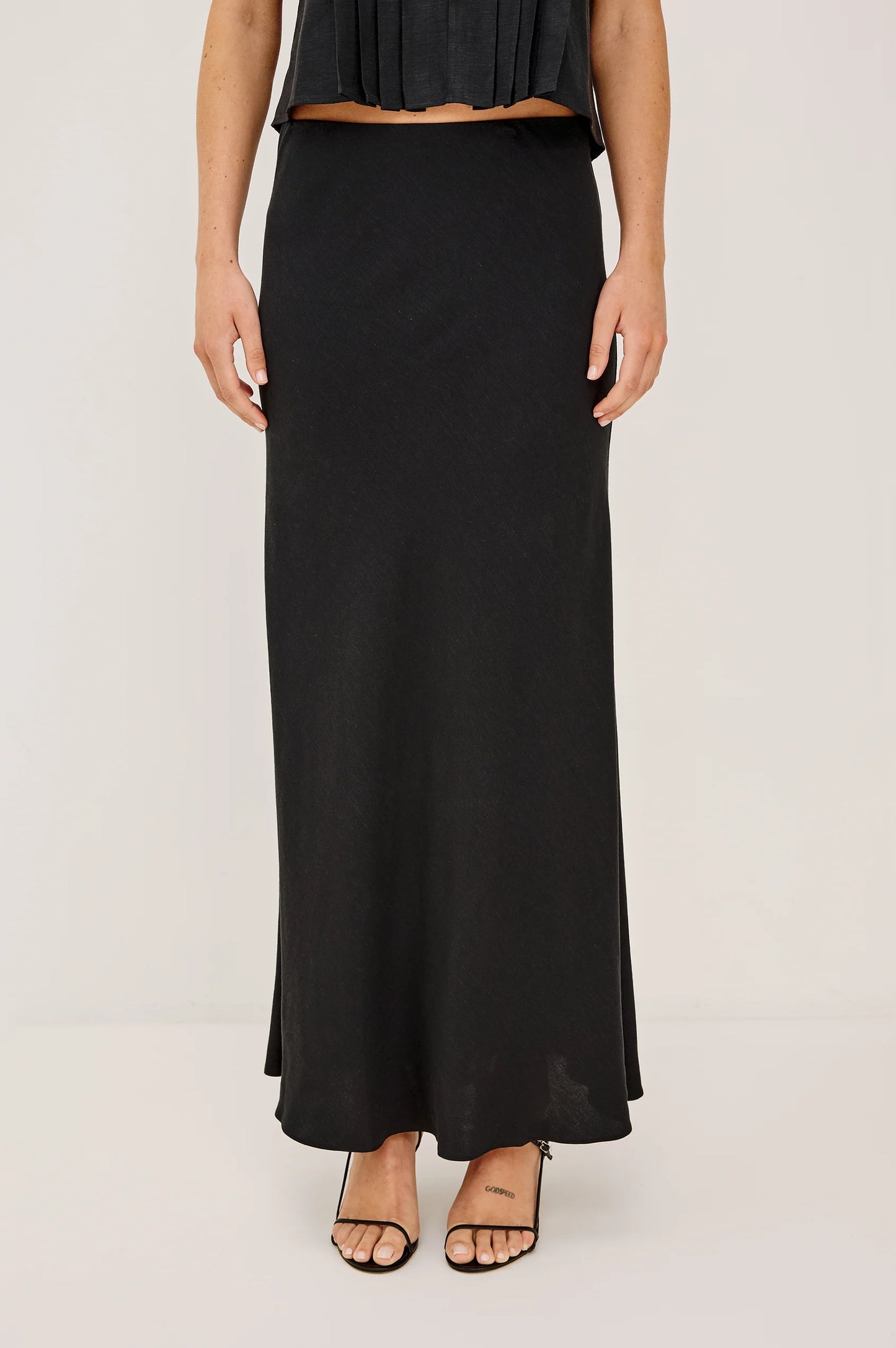 Rails - Romina Skirt in Black linen