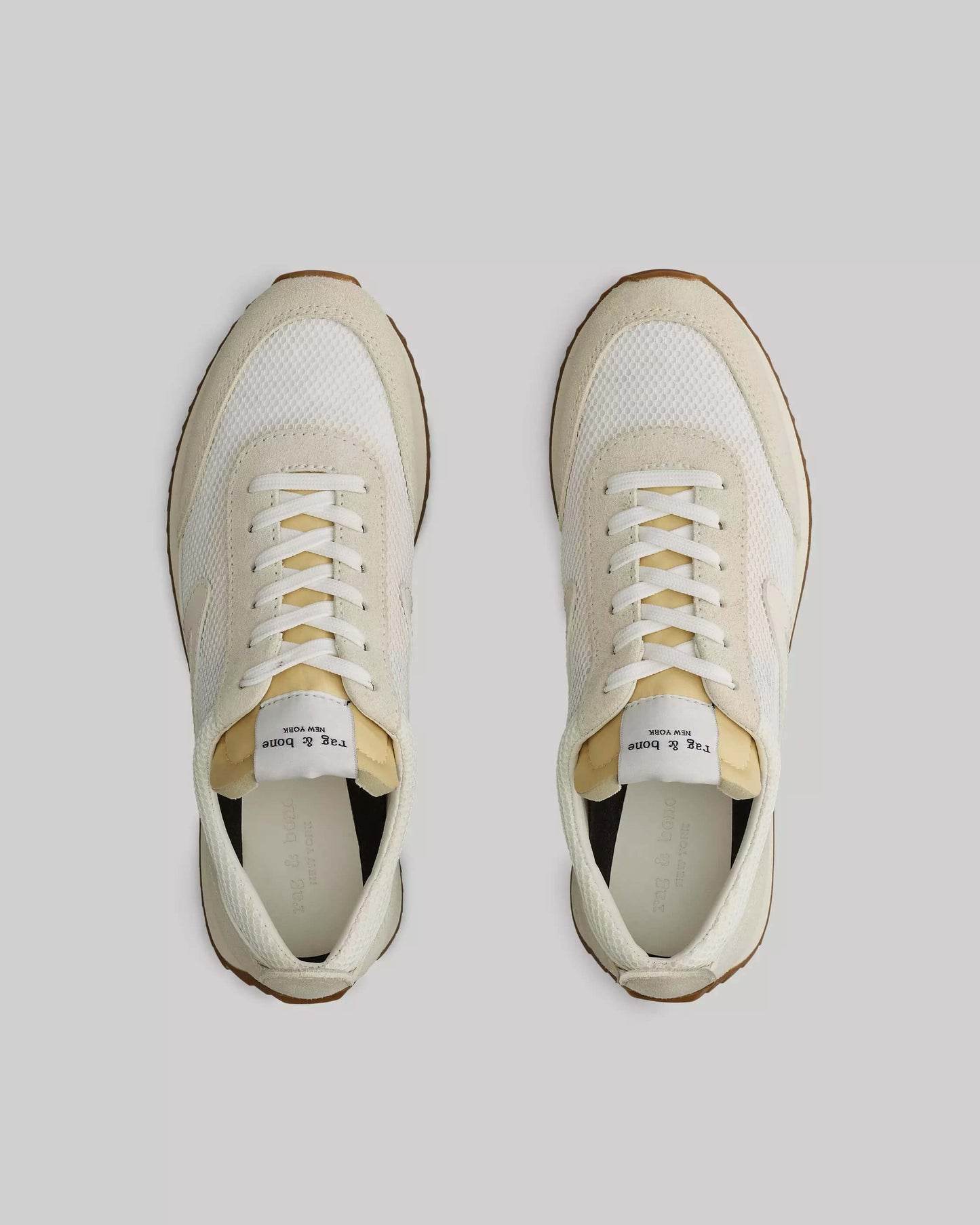 Rag & Bone - Retro Runner Sneaker in Off White