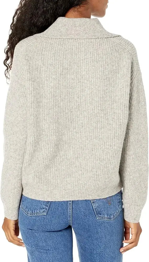 Velvet - Shay Sweater in Heather Gray