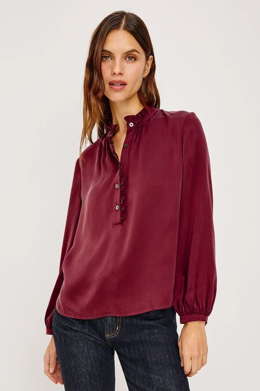 Rails - Sien Top in Garnet