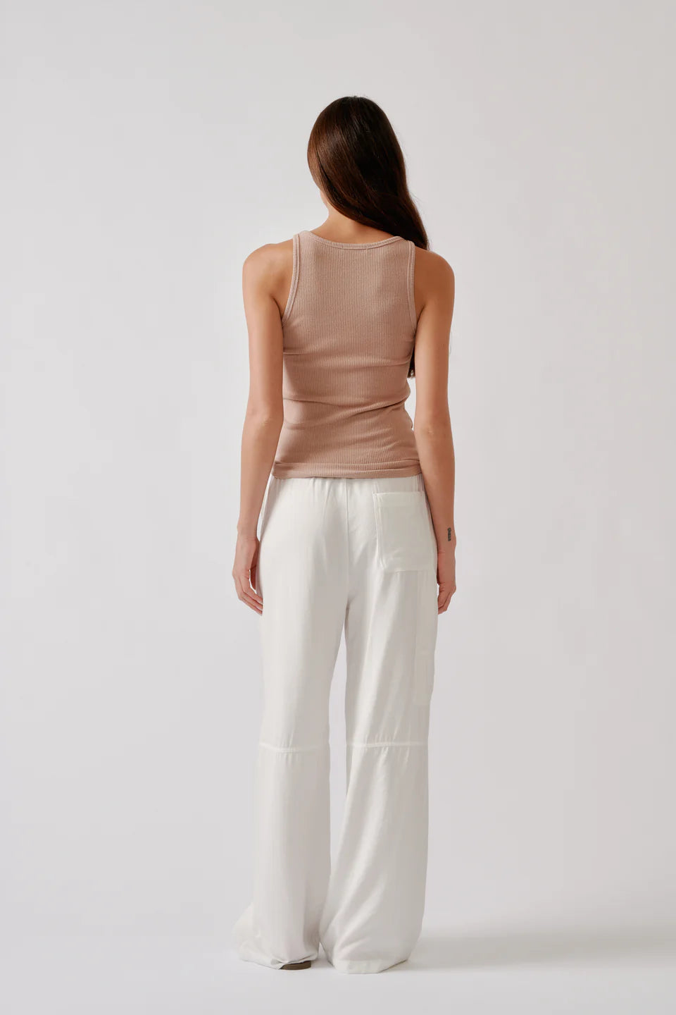 Sablyn - Jameela Racerback Tank in dune