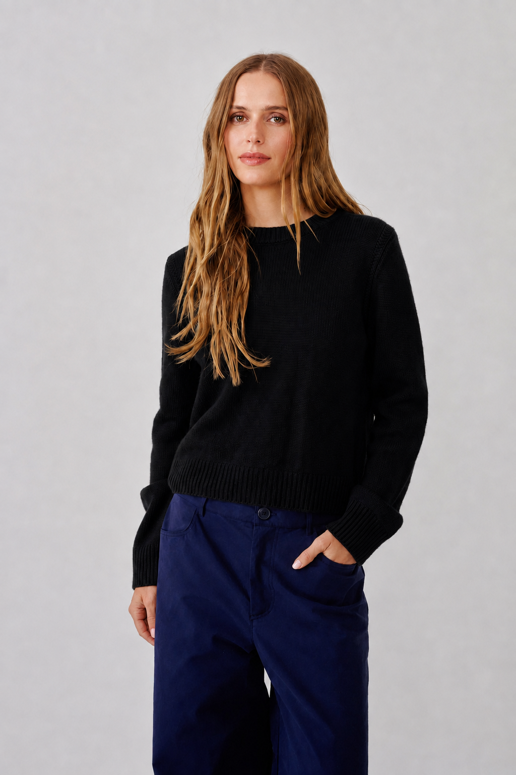 SABLYN - Noa Crewneck Cashmere Sweater in Black