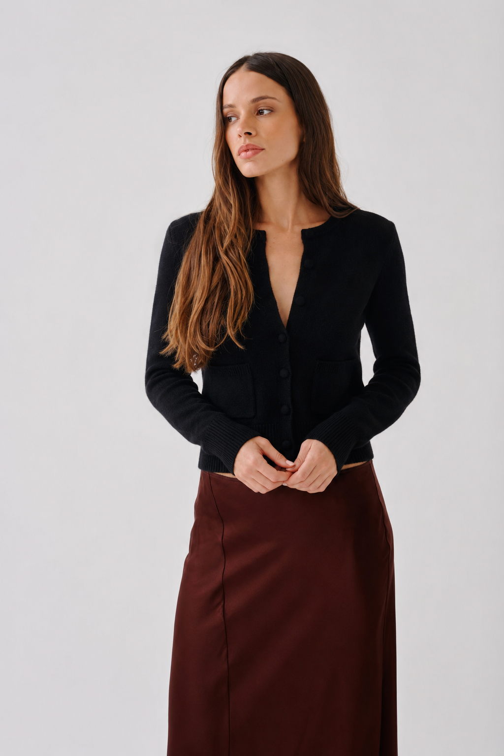 SABLYN - Emilia Cashmere Cardigan in Black