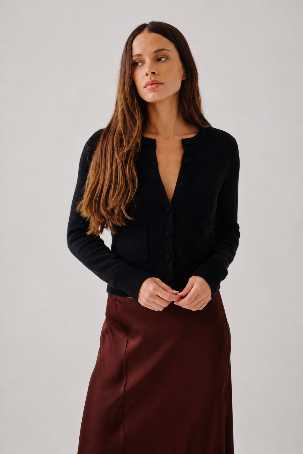 SABLYN - Emilia Cashmere Cardigan in Black