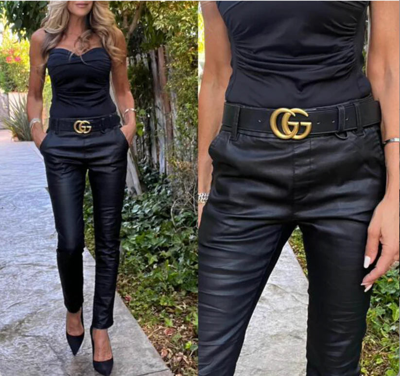 Bevy Flog - Dafna Vegan Leather in Black