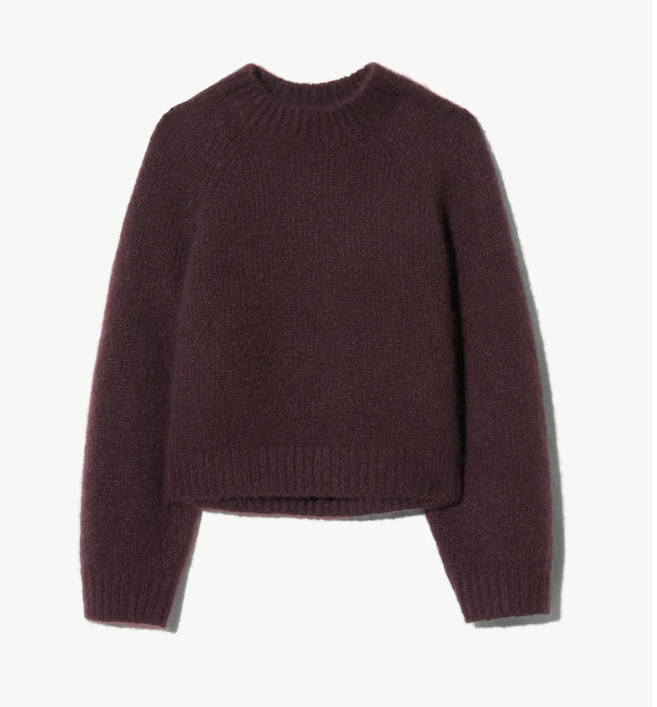 Nili Lotan - Tomaso Sweater in Burgundy