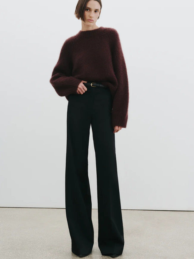 Nili Lotan - Tomaso Sweater in Burgundy
