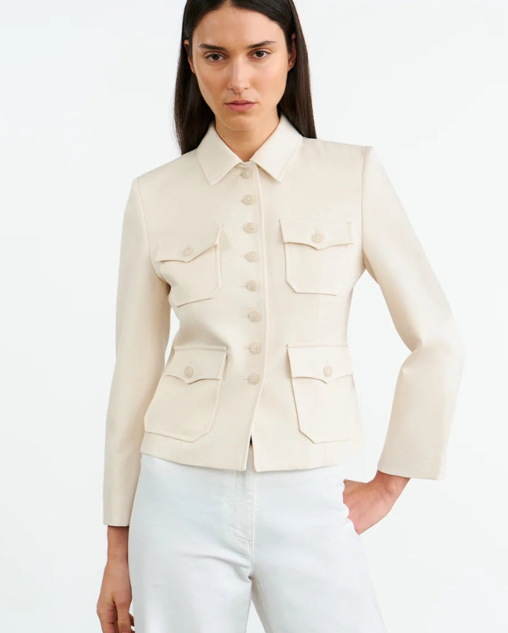 Nili Lotan - Jamison Jacket in Stone