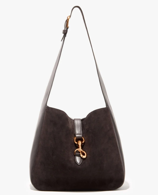 Nili Lotan - Anita Suede Bag in Espresso