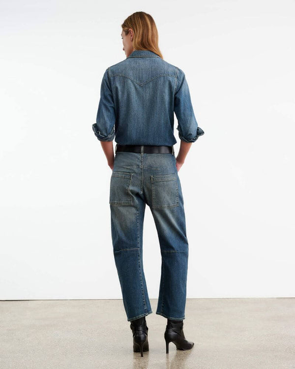 Nili Lotan - Shon Pant in Classic denim