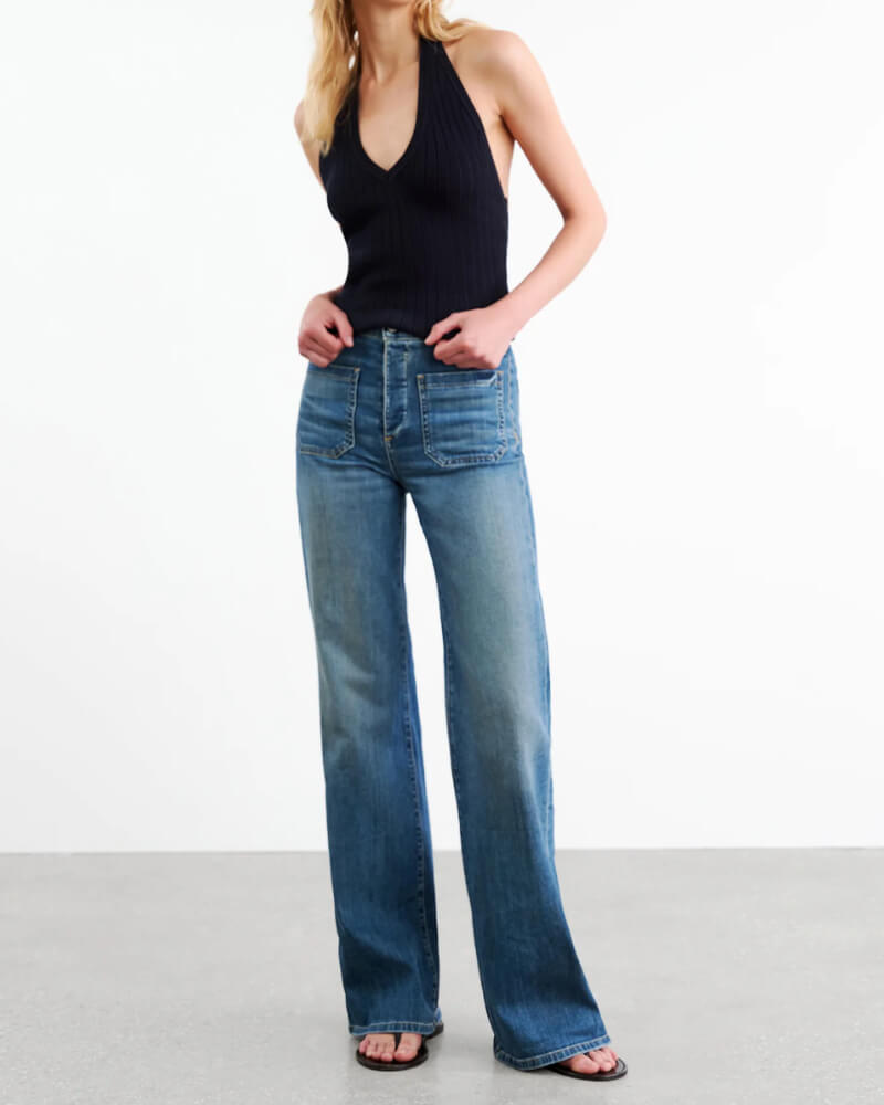 Nili Lotan - Florence Pant in Classic denim