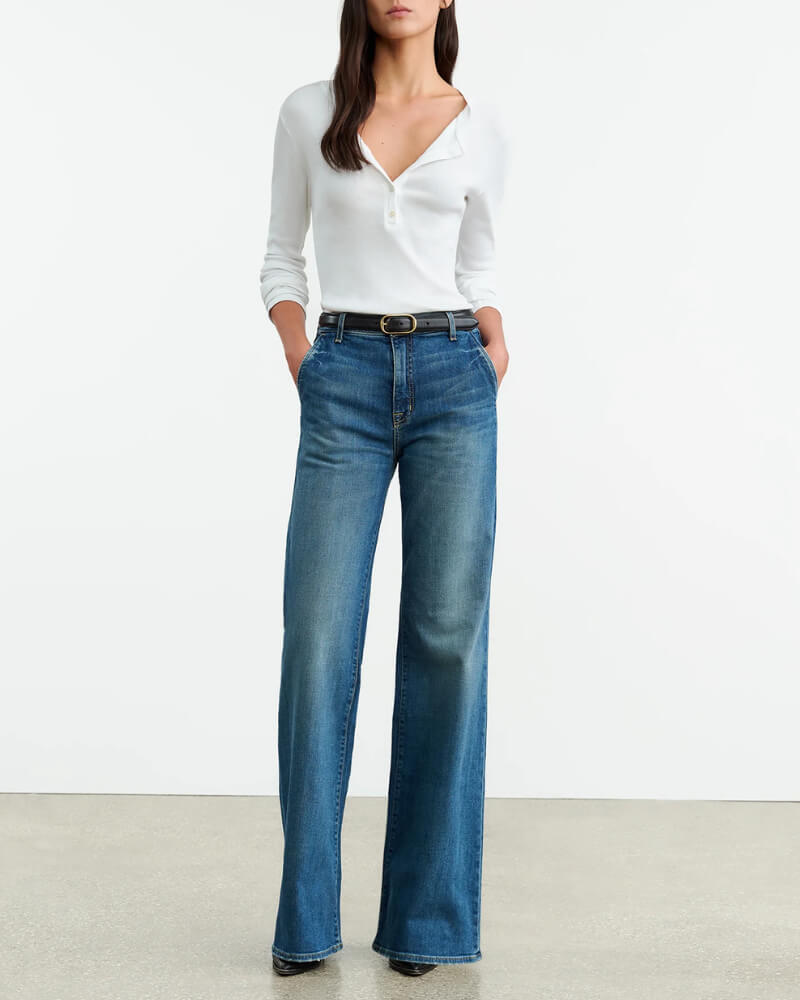 Nili Lotan - Anna Pant in Classic denim