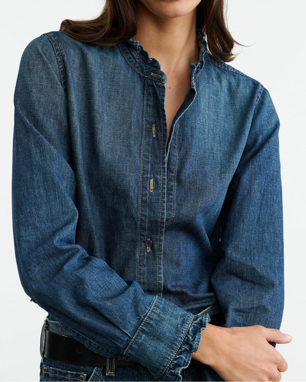 Nili Lotan - Lydia Denim shirt in classic wash