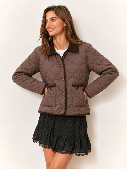 Love Shack Fancy - Norinda Jacket in Fresh Espresso