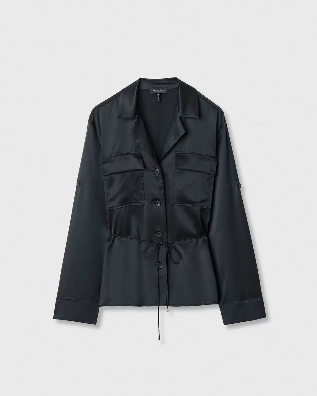 Rag & Bone - Sonny Silk Blouse in Black