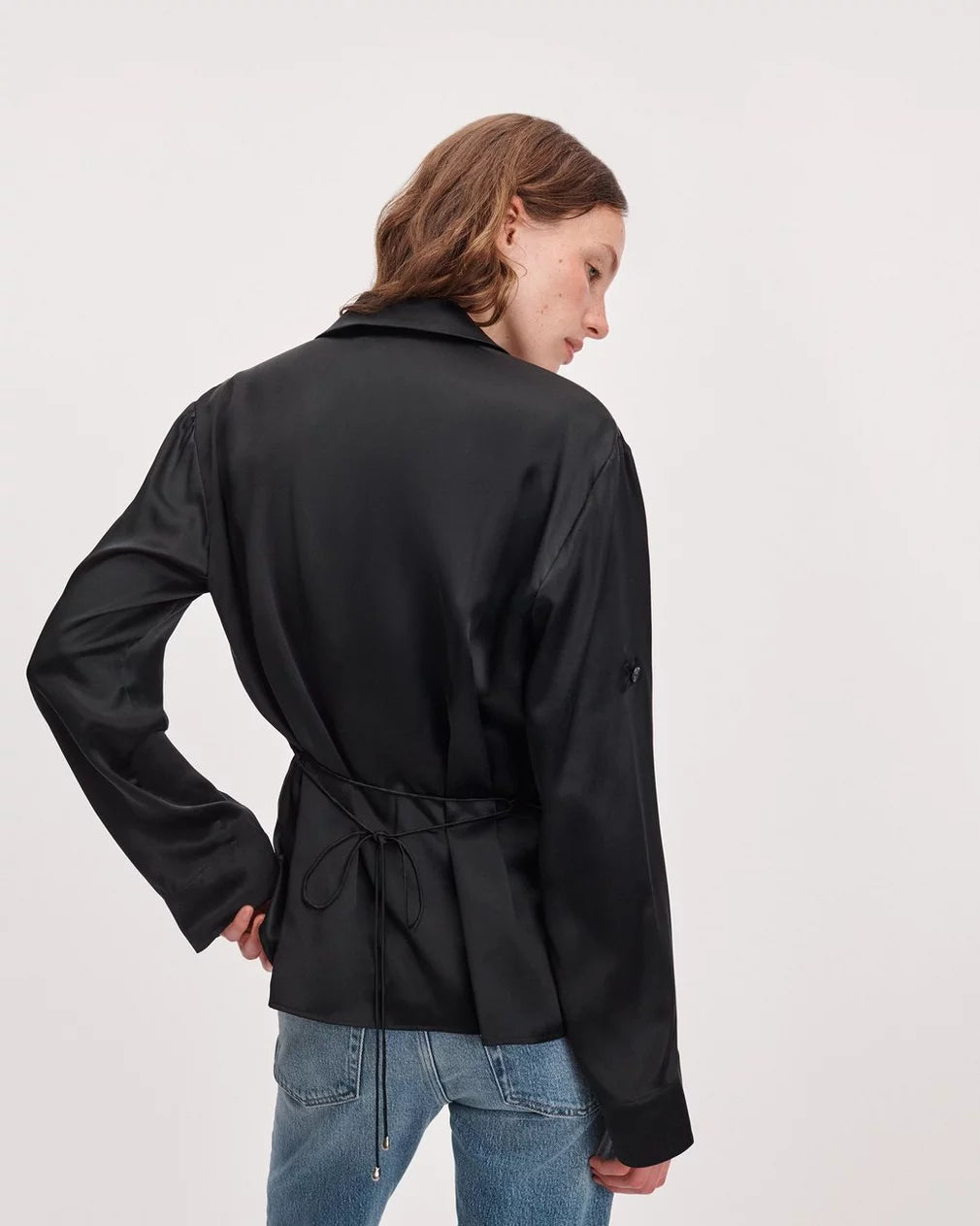 Rag & Bone - Sonny Silk Blouse in Black