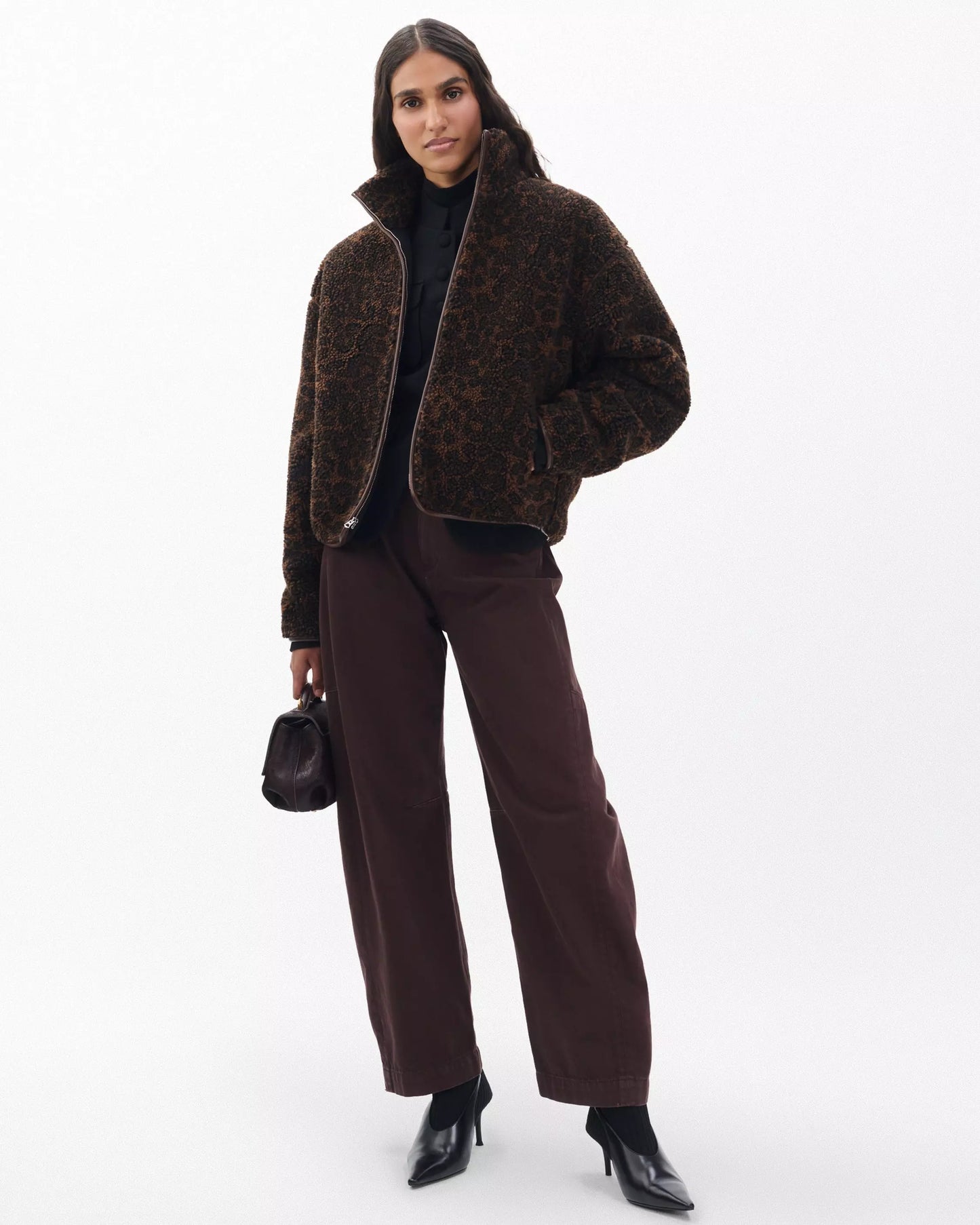 Rag & Bone - Sun leopard sherpa Jacket
