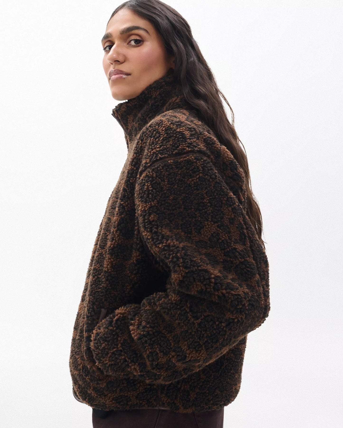 Rag & Bone - Sun leopard sherpa Jacket