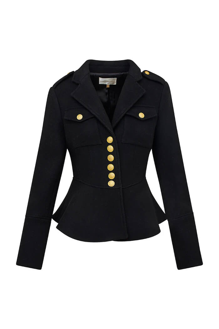 Love Shack Fancy - Theda Jacket in Black