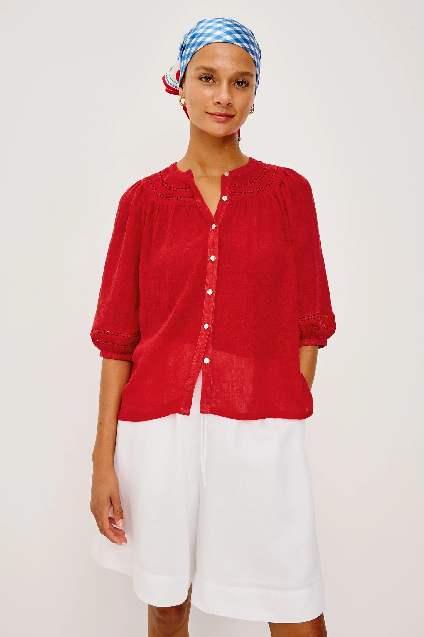 Rails - Theia Top in Tomato