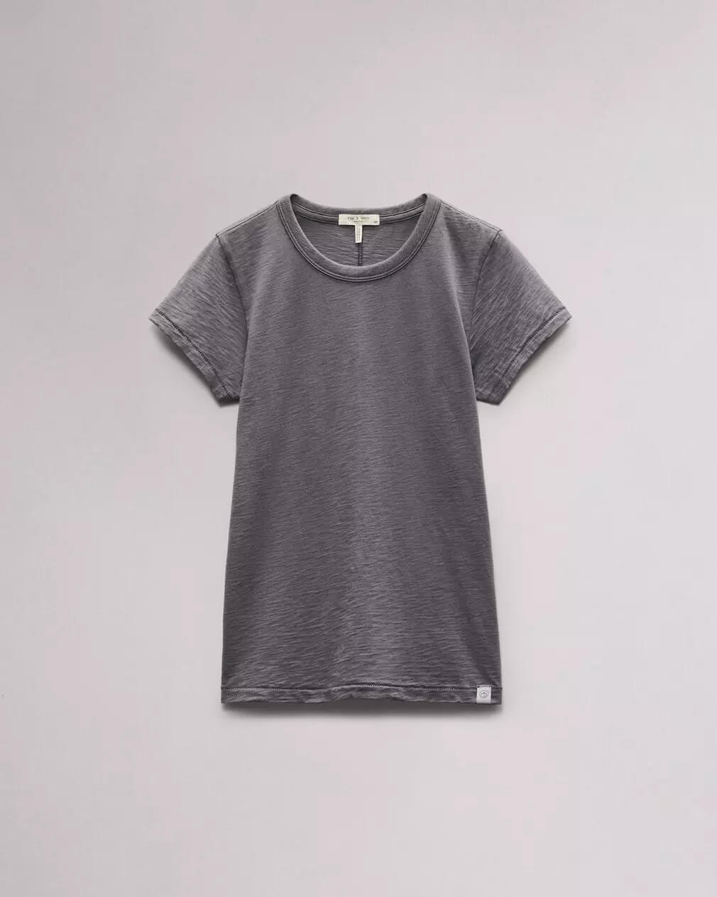 Rag & Bone - The slub Tee in washed slate