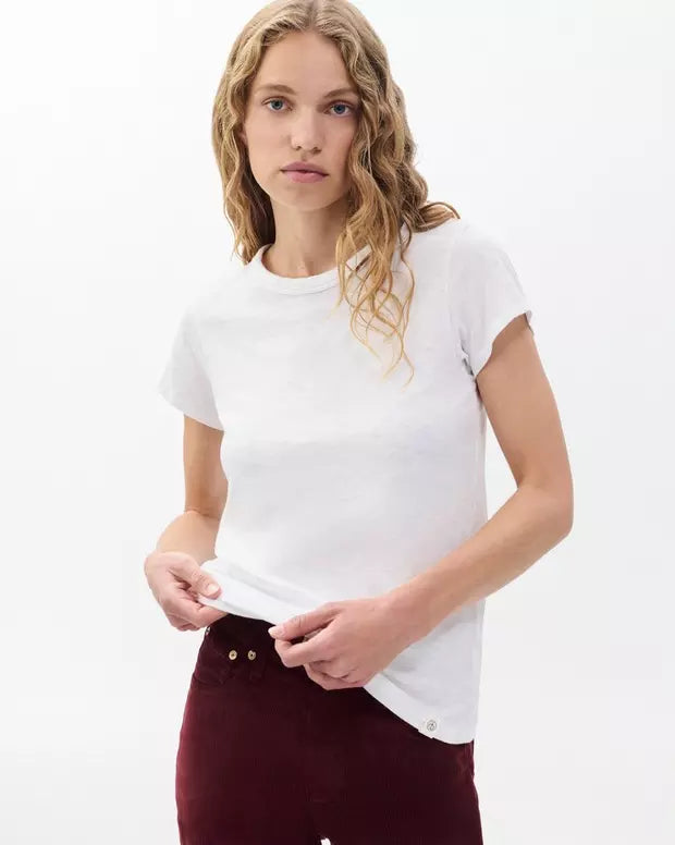 Rag & Bone - The Slub Tee in Bright White