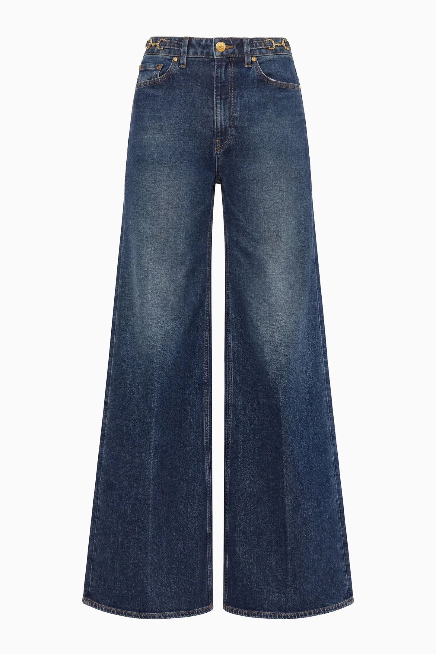 Ulla Johnson - Stretch Valory Flare jean in nile wash