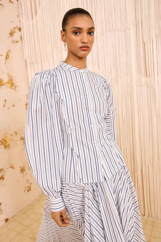 Ulla Johnson - Cybil blouse in Chalk Stripe
