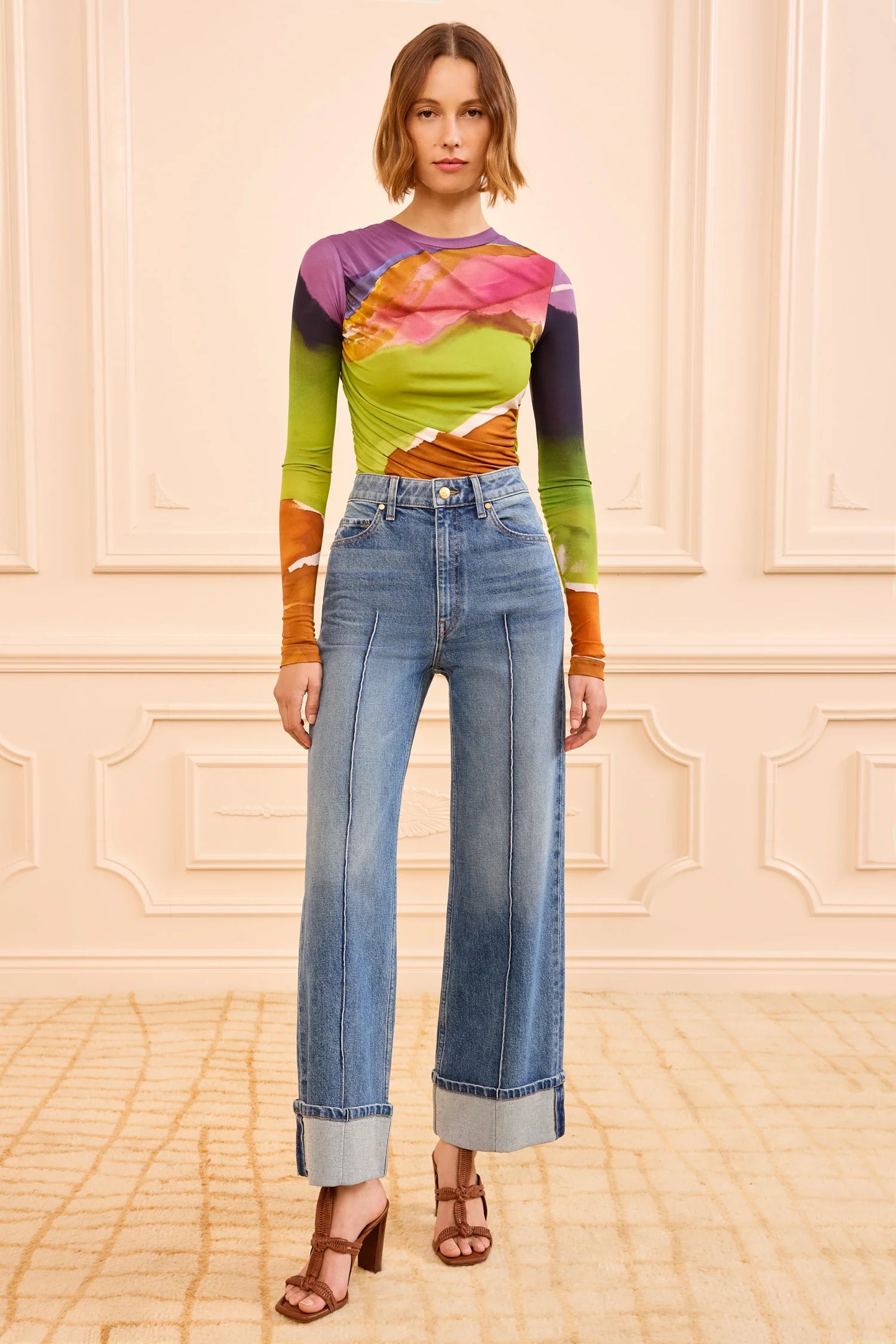 Ulla Johnson - Genevieve Pintuck Jean in Danube
