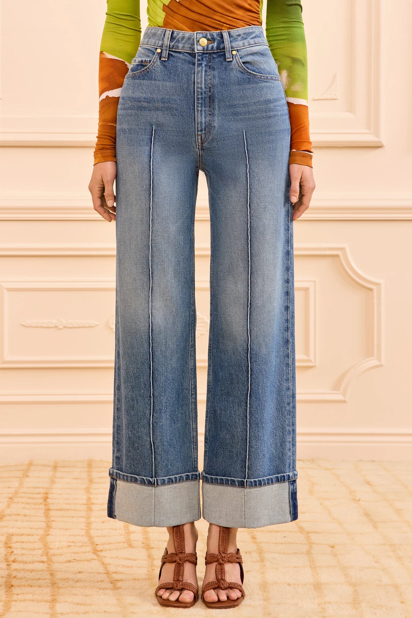 Ulla Johnson - Genevieve Pintuck Jean in Danube