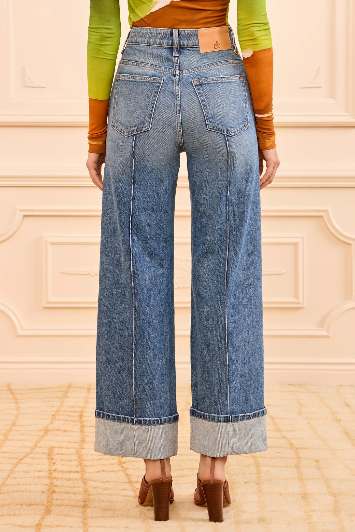 Ulla Johnson - Genevieve Pintuck Jean in Danube