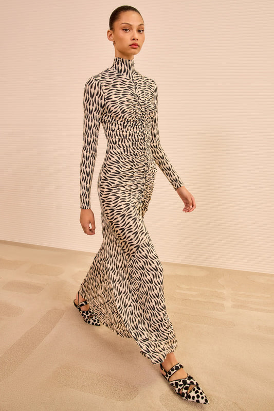 Ulla Johnson - Ida Turtleneck dress in silhouette