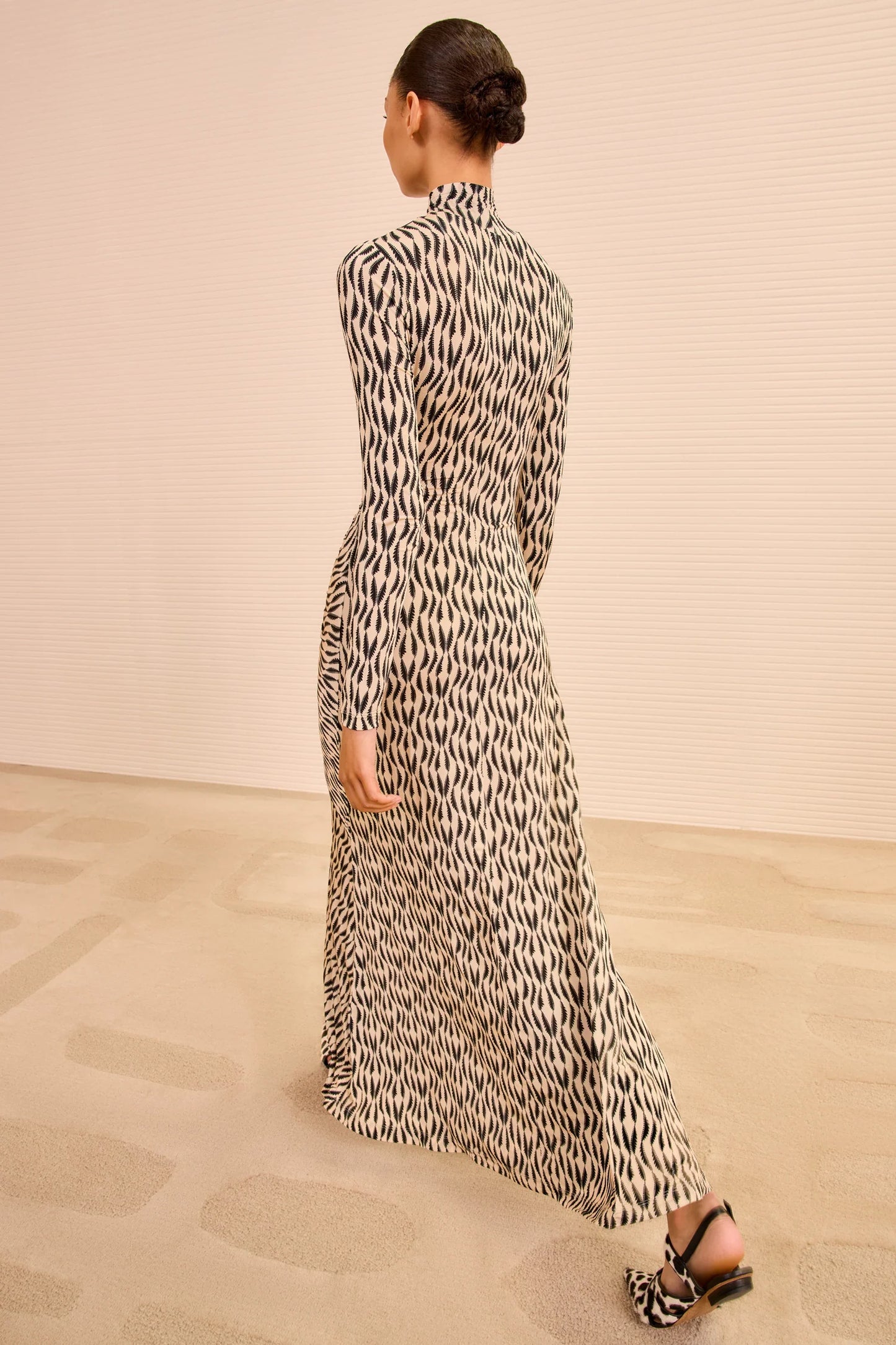 Ulla Johnson - Ida Turtleneck dress in silhouette