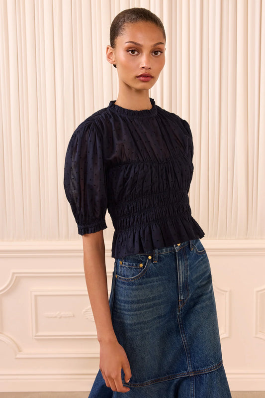 Ulla Johnson - Rae Cotton top in nightfall