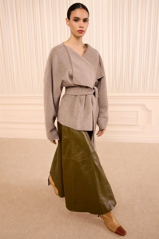 Ulla Johnson - Sasha Wool coat in Dove melange