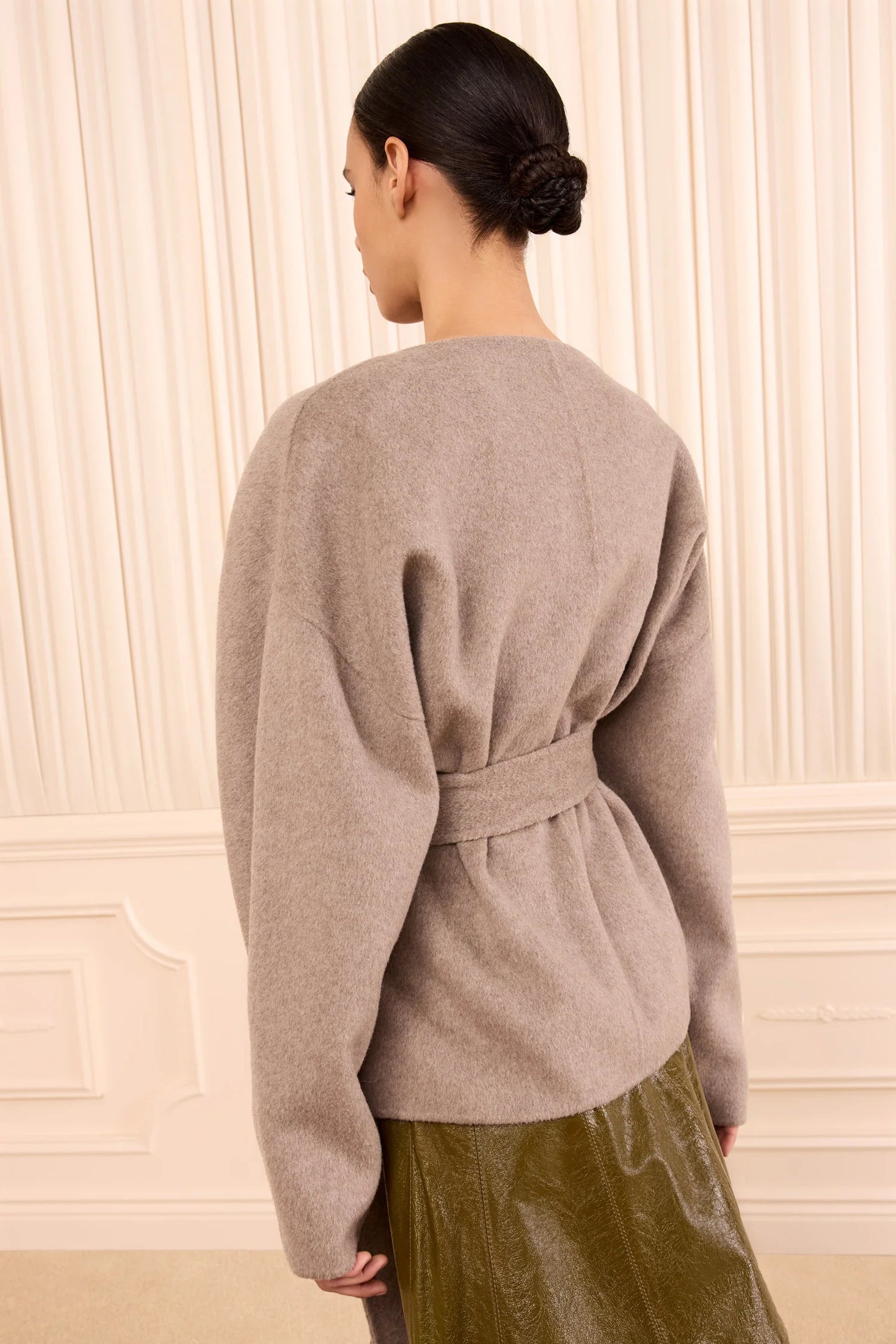 Ulla Johnson - Sasha Wool coat in Dove melange