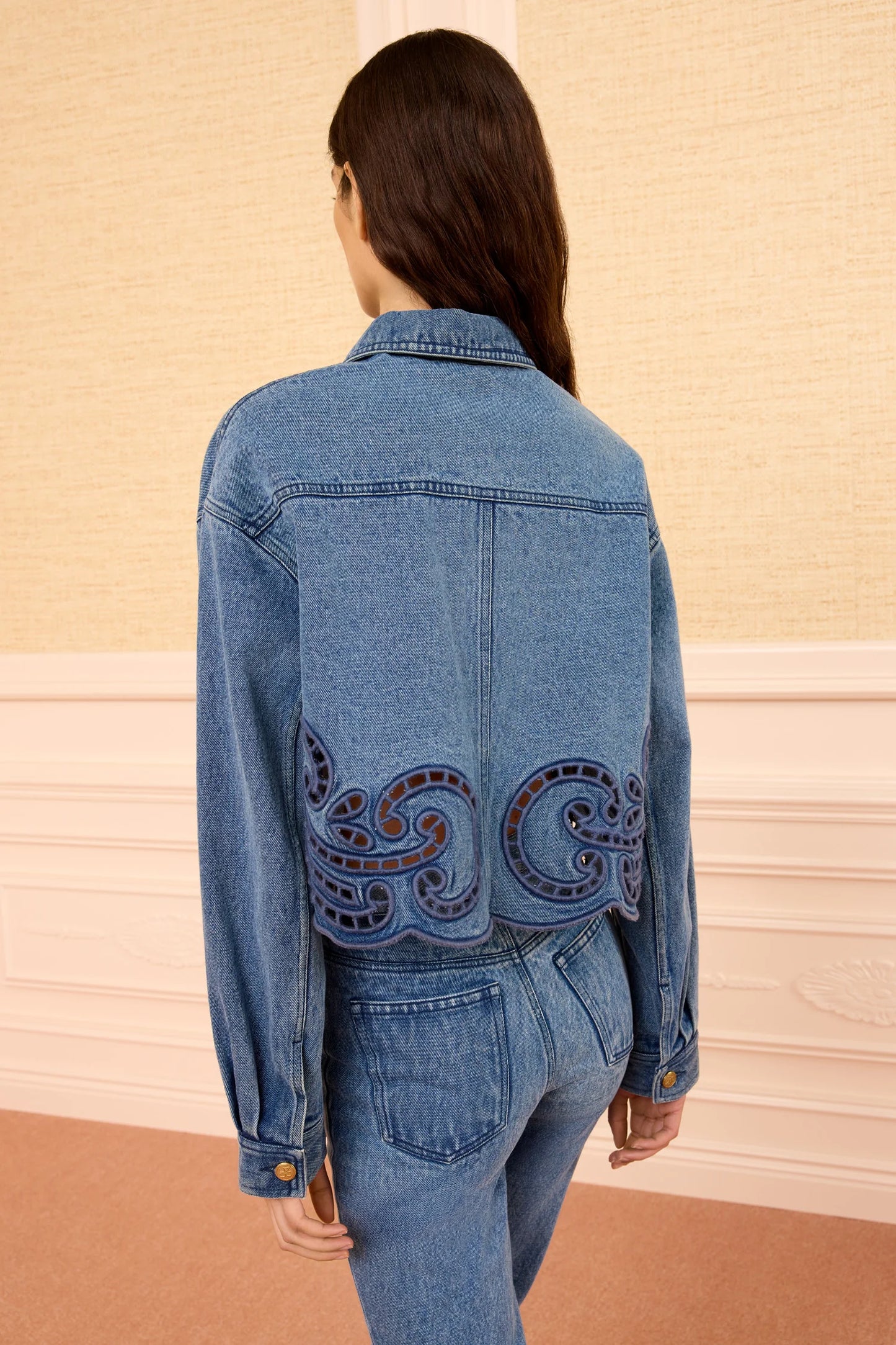 Ulla Johnson - Bobbi Jacket with eyelet in river