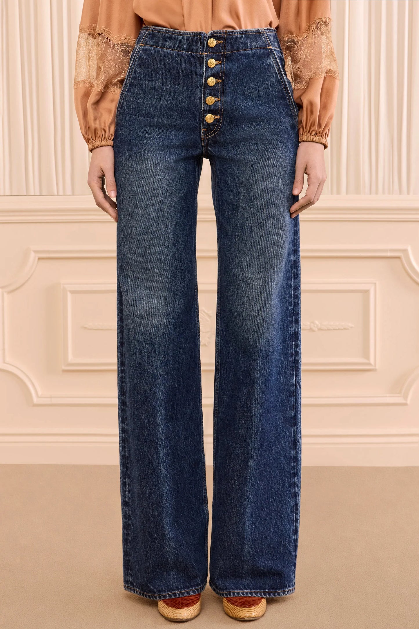 Ulla Johnson - Jasmine Low rise jean in nile