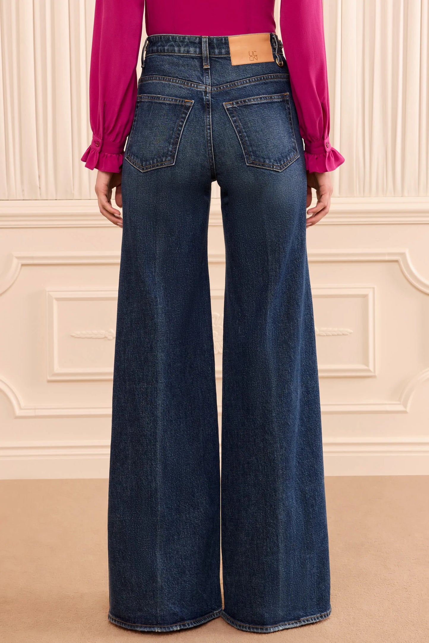 Ulla Johnson - Stretch Valory Flare jean in nile wash