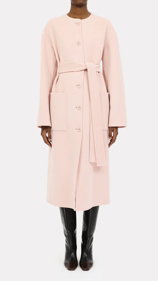 Ulla Johnson - Fernanda wool coat in powder pink