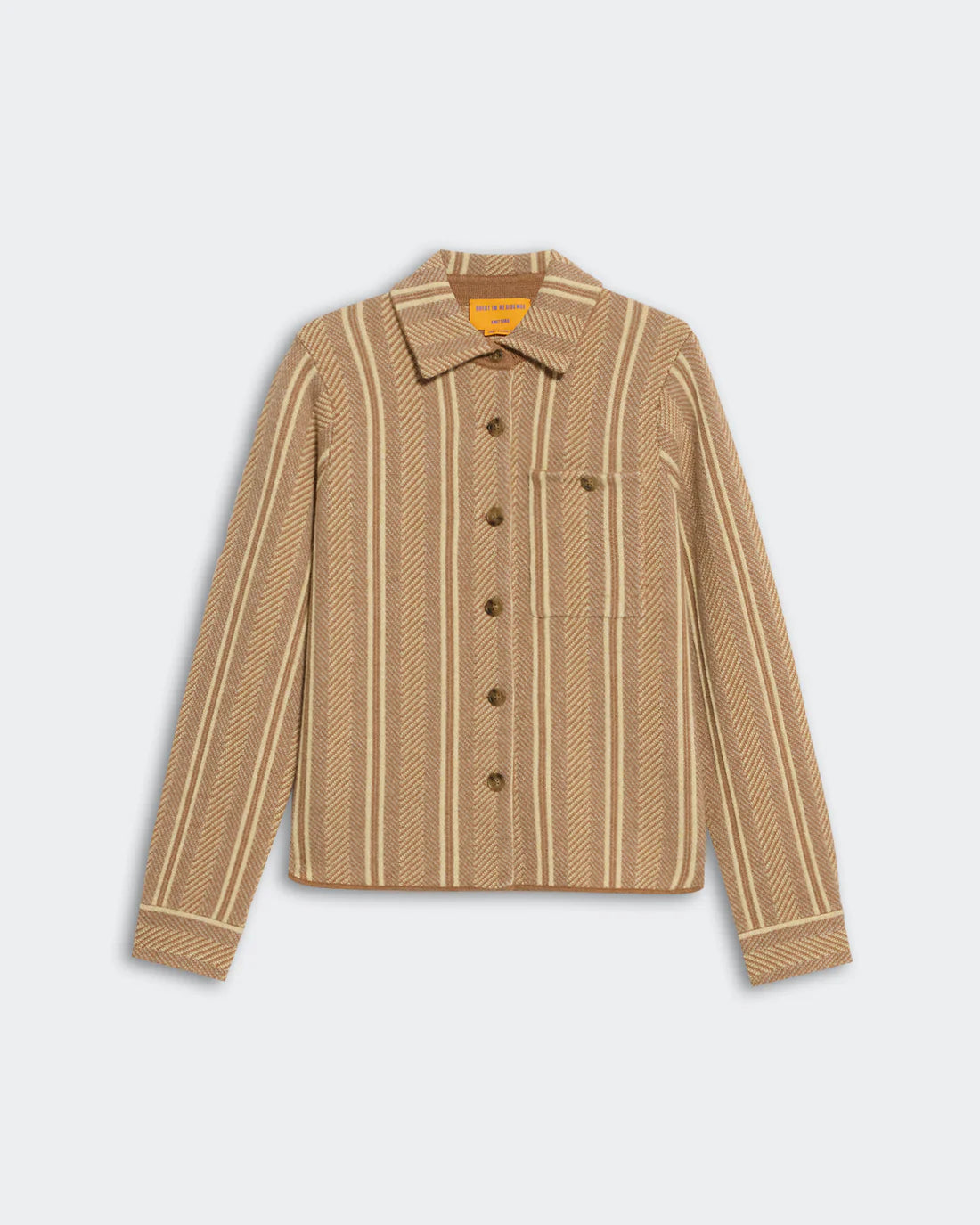 Guest in Residence - Dylan Stripe shirt in Almond
