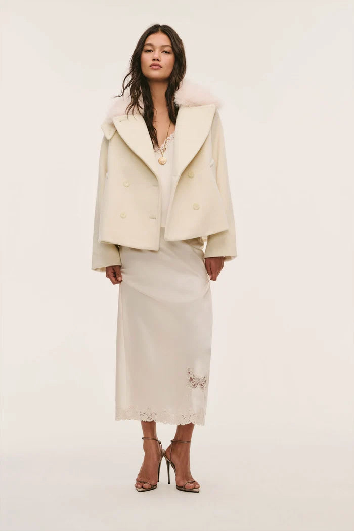 Love Shack Fancy - Francis Jacket in Winter White