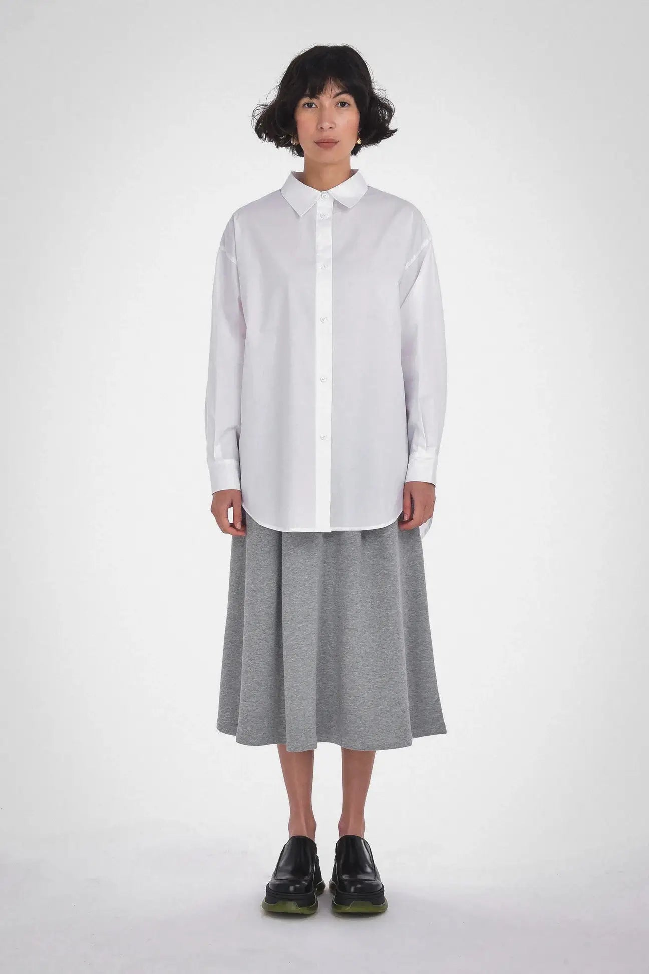 Paper Label - Yule Oversized shirt in White