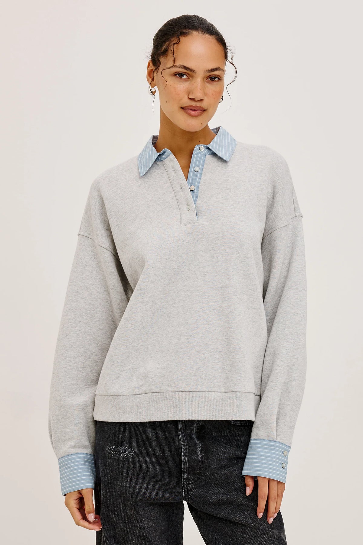 Rails - Zavier sweatshirt in heather grey