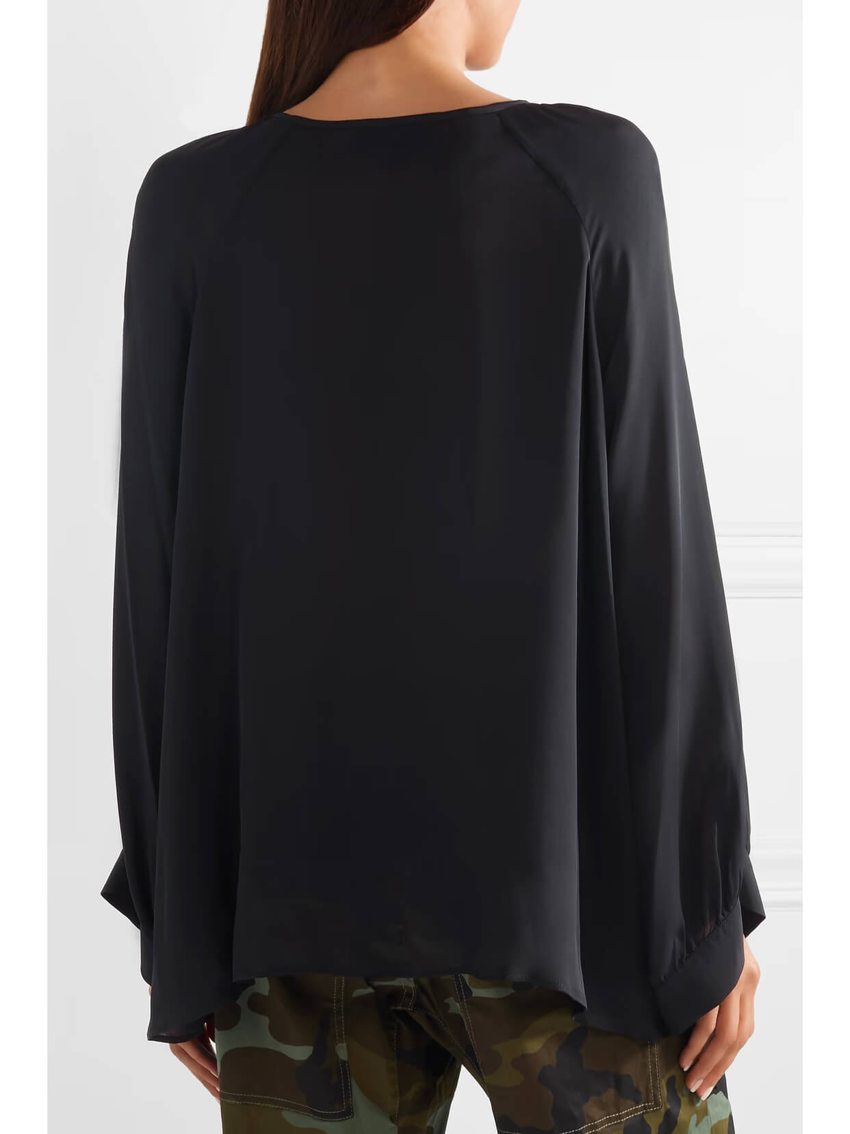 Nili Lotan - Acadia Blouse in Black