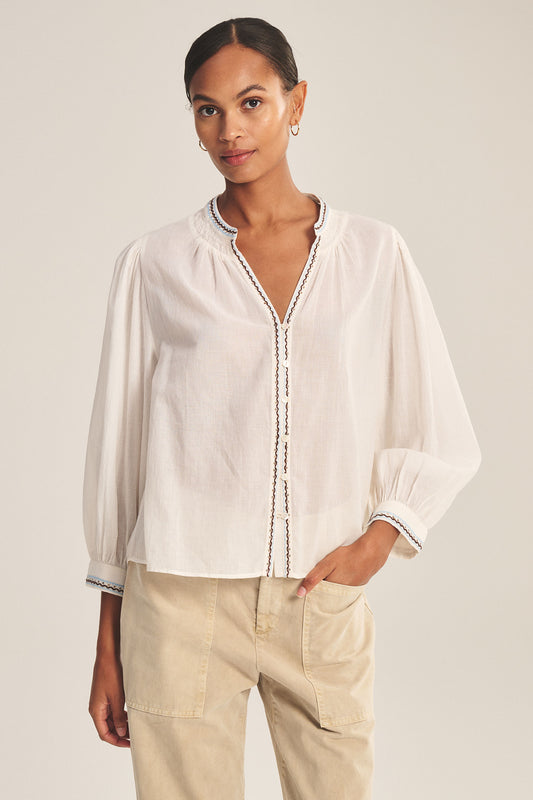 Velvet - Ariana top in cream