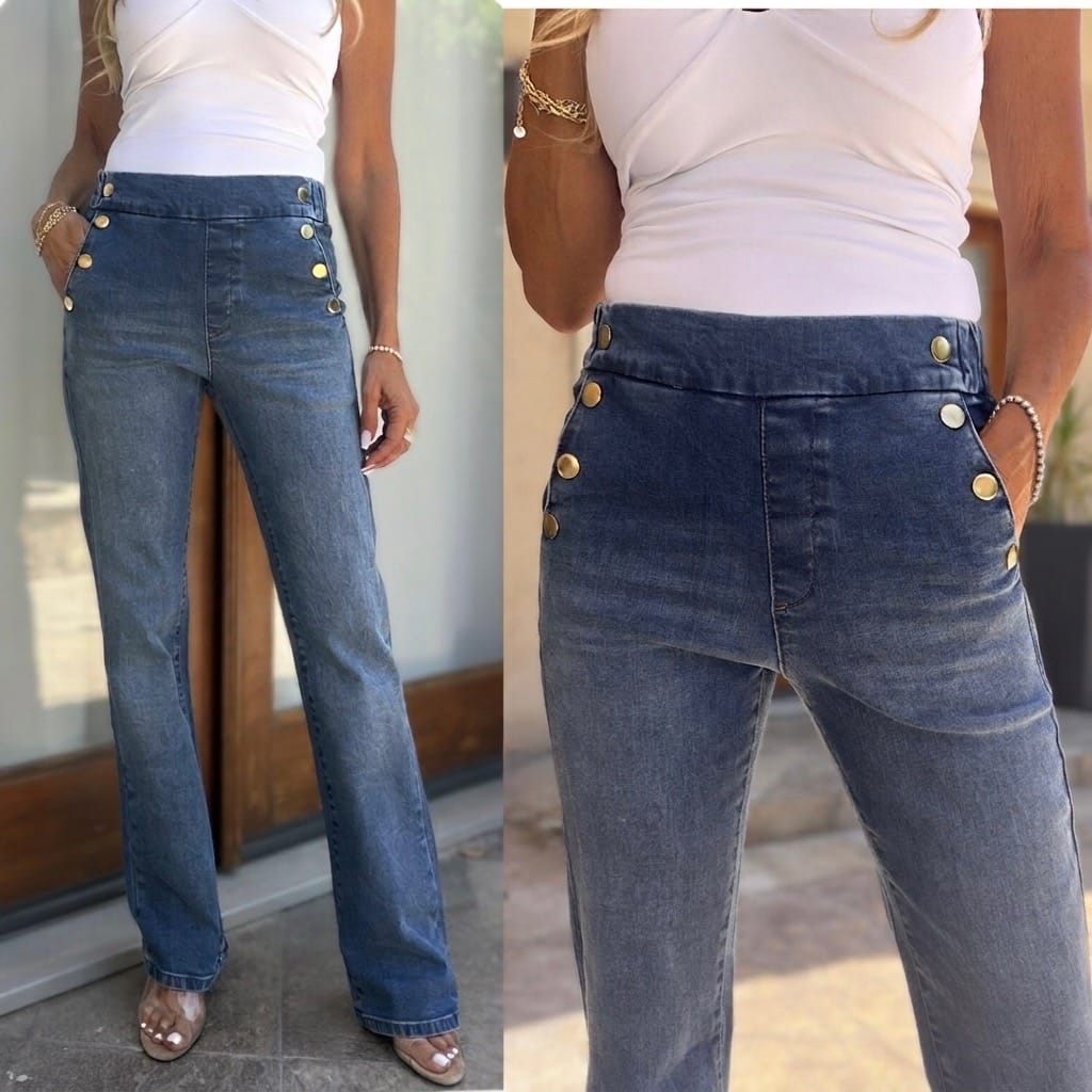 Bevy Flog Pants Bevy Flog - Ellen Denim Pant